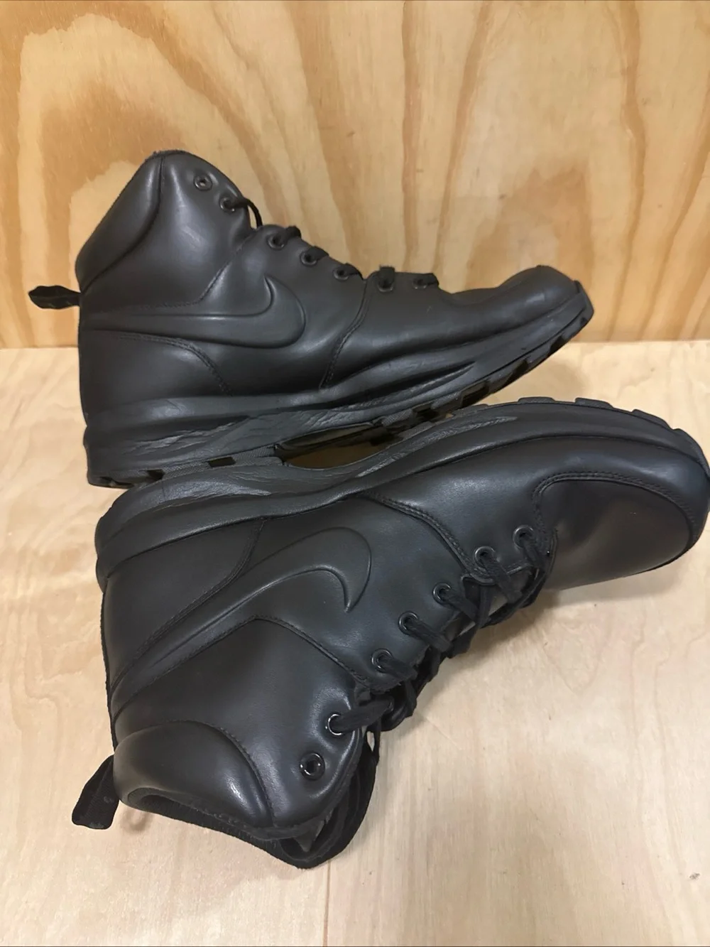 Nike ACG 2015 black leather Shoes/boots , Mens Size 13